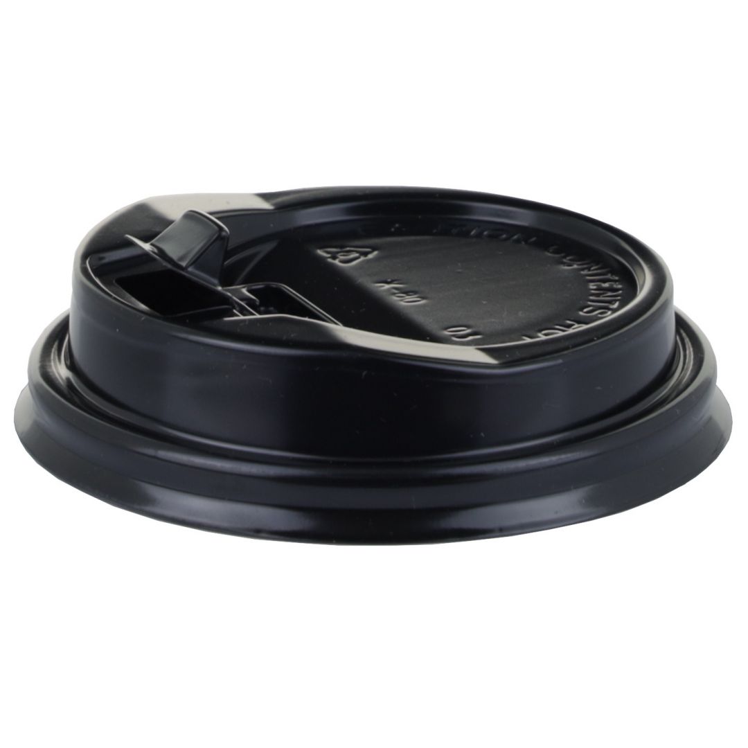 Viečko na pap. pohár čierne 80mm vypuklé /50ks Viečko na pap. pohár čierne 80mm vypuklé /50ks