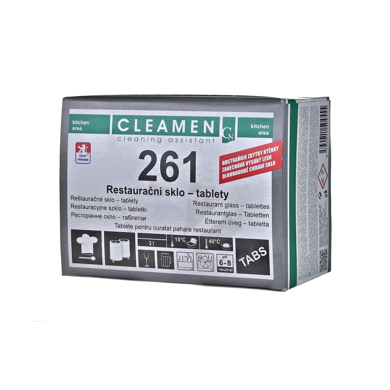 Cleamen tablety sklo 72ks/720g Cleamen tablety sklo 72ks/720g