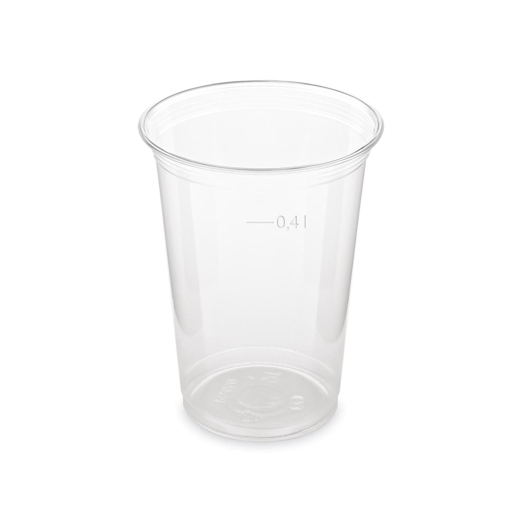 Pohár PET 0,4l priehľadný /50ks