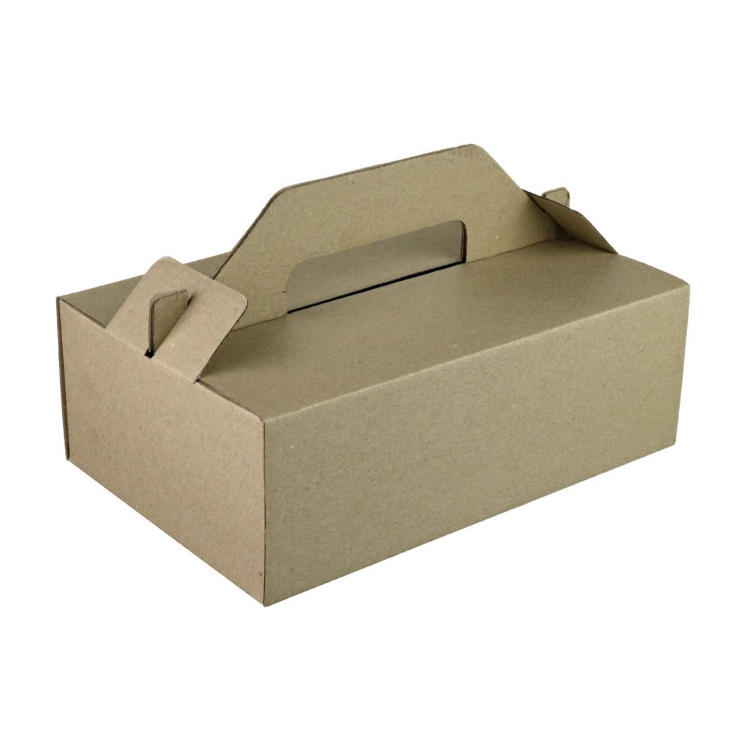 Krabica na zákusky hnedá 23x16x8cm/25ks Krabica na zákusky hnedá 23x16x8cm/25ks