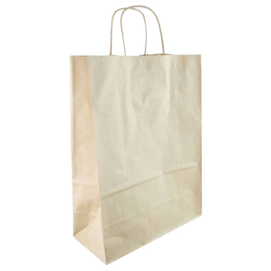 Taška papierová 26x12x35cm s krút. uchom hnedá Taška papierová 26x12x35cm s krút. uchom hnedá