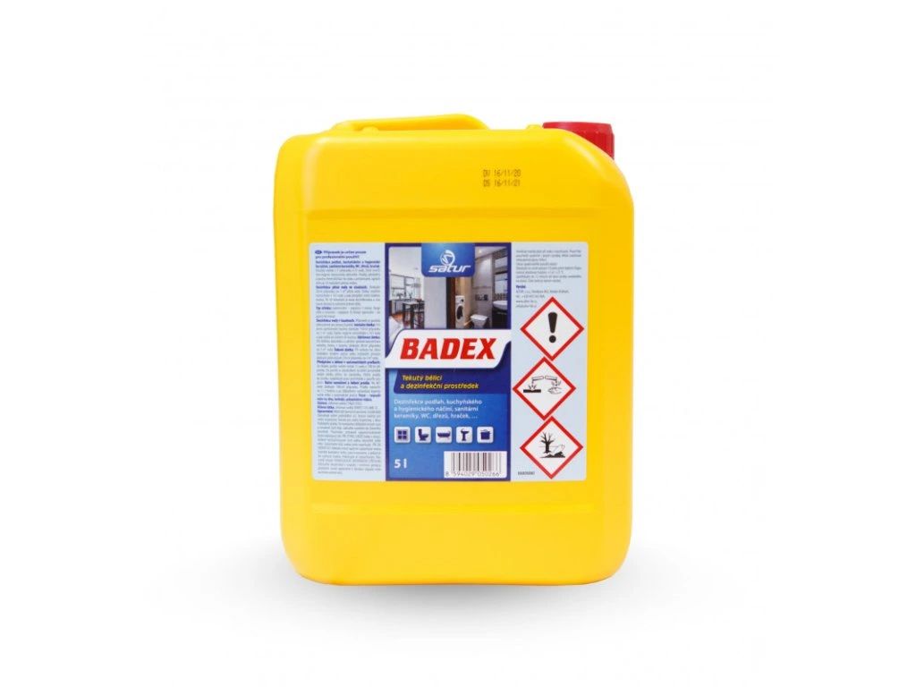Badex Satur dezinfekčný, bieliaci a čistiaci prípravok 5 L