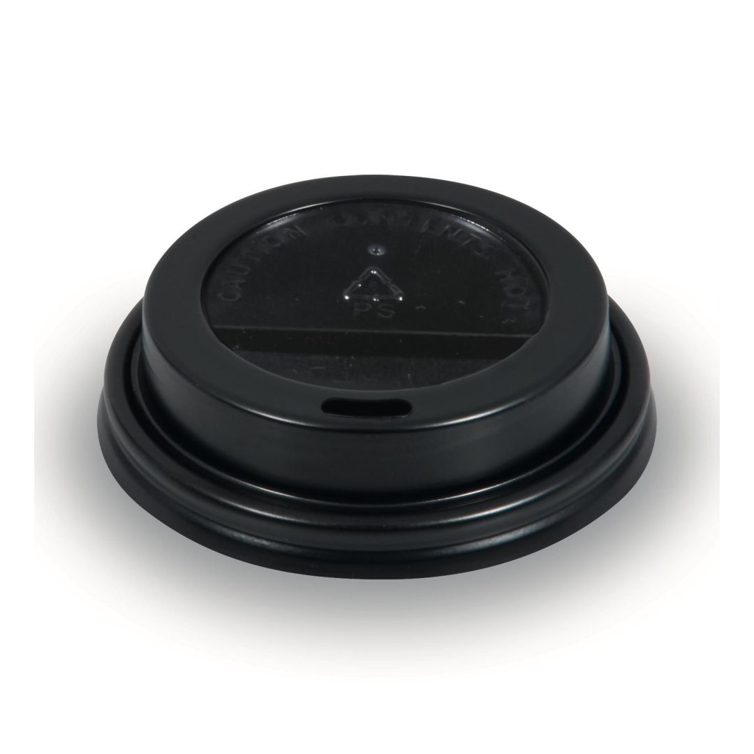 Viečko na pap. pohár čierne 62mm vypuklé /50ks Viečko na pap. pohár čierne 62mm vypuklé /50ks