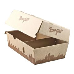 Papierový box na hamburger big 210x130x70+50mm s potl./50ks