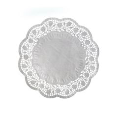 Dekor.krajky okrúhle 34cm /100ks