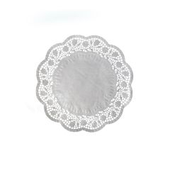 Dekor.krajky okrúhle 24cm /100ks