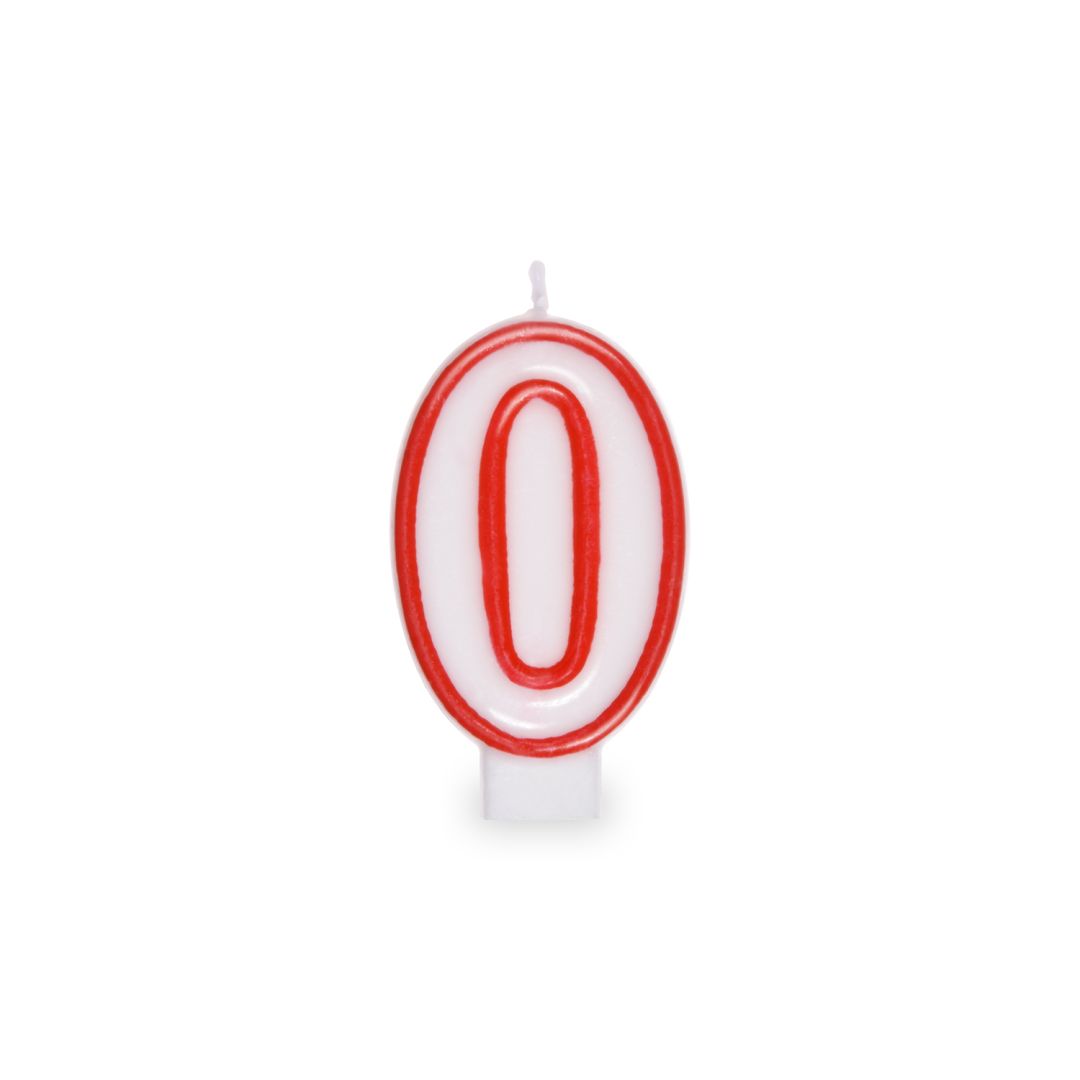 Sviečka číslovka 0 / 75mm Sviečka číslovka 0 / 75mm