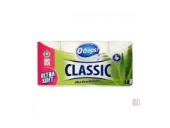 Toaletný papier Ooops! 3vrstv. Aloe Vera 8ks Toaletný papier Ooops! 3vrstv. Aloe Vera 8ks