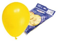 Balón 25cm žltý M /100ks