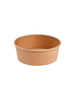 Papierová miska okrúhla hnedá 1300ml / 50ks