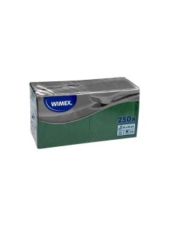 Servítky 24x24cm /2vrst. /250 ks tmavozelené