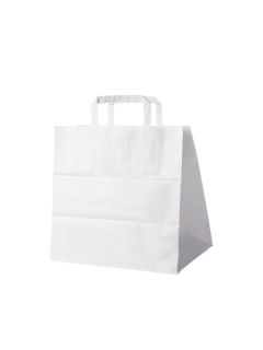 Taška papierová 32x21x33cm biela Taška papierová 32x21x33cm biela