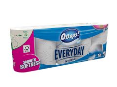 Toaletný papier Ooops! 3vrstv. Everyday Sensitive 10ks Toaletný papier Ooops! 3vrstv. Everyday Sensitive 10ks