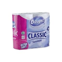 Toaletný papier Ooops 3vrstv. Classic Sensitive 4ks
