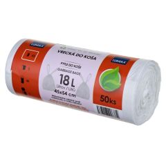 Vrecká do koša HDPE 45x54cm /50ks biele Vrecká do koša HDPE 45x54cm /50ks biele