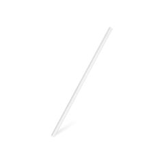 Slamky papierové rovné biele pr. 6mm 20cm /25ks Slamky papierové rovné biele pr. 6mm 20cm /25ks