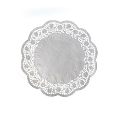 Dekor.krajky okrúhle 28cm /100ks