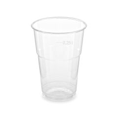 Pohár PET 0,25l priehľadný /50ks Pohár PET 0,25l priehľadný /50ks