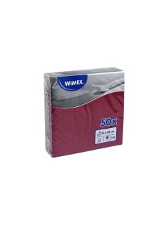 Servítky 33x33cm /2vrst. / 50ks bordové Servítky 33x33cm /2vrst. / 50ks bordové