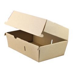 Papierový box na hamb. s prepážkou big 210x130x70+50mm /50ks