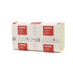 Skladané utierky Katrin 34525 /2vrst. biele 3024ks